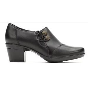 Clarks NWT Black shootie Emslie Warren size 8.5 Wide